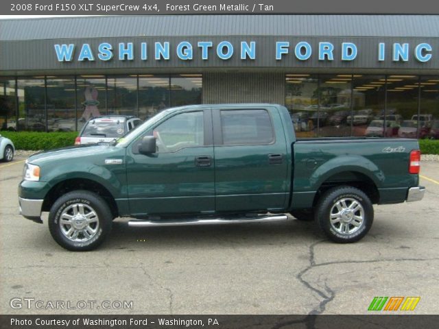 2008 Ford F150 XLT SuperCrew 4x4 in Forest Green Metallic