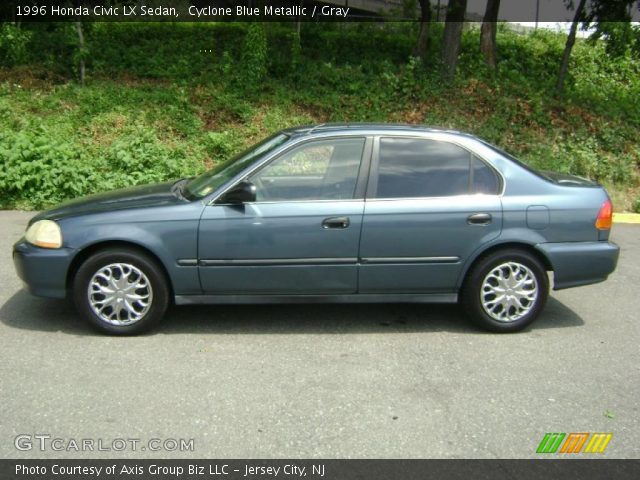 1996 Honda Civic LX Sedan in Cyclone Blue Metallic