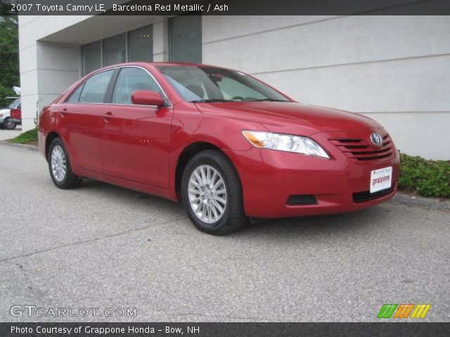 2007 Toyota Camry LE in Barcelona Red Metallic