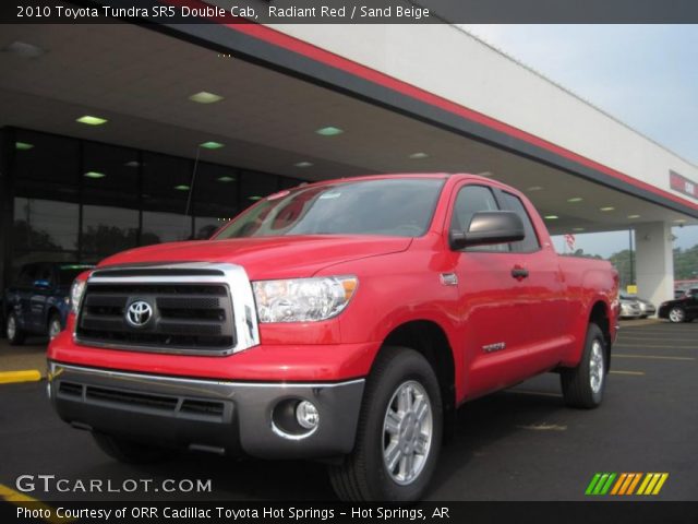 2010 Toyota Tundra SR5 Double Cab in Radiant Red