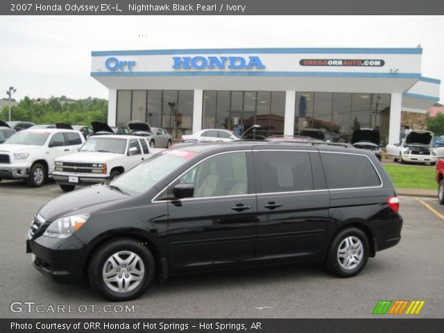 2007 Honda Odyssey EX-L in Nighthawk Black Pearl