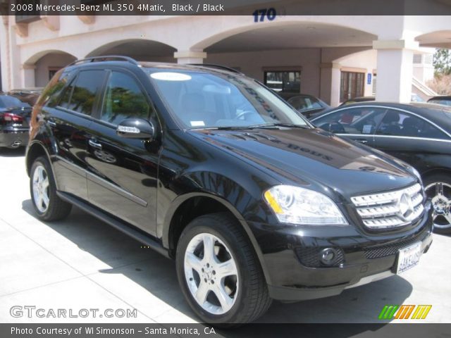 2008 Mercedes-Benz ML 350 4Matic in Black