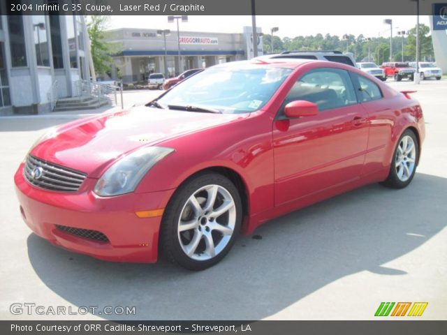 2004 Infiniti G 35 Coupe in Laser Red