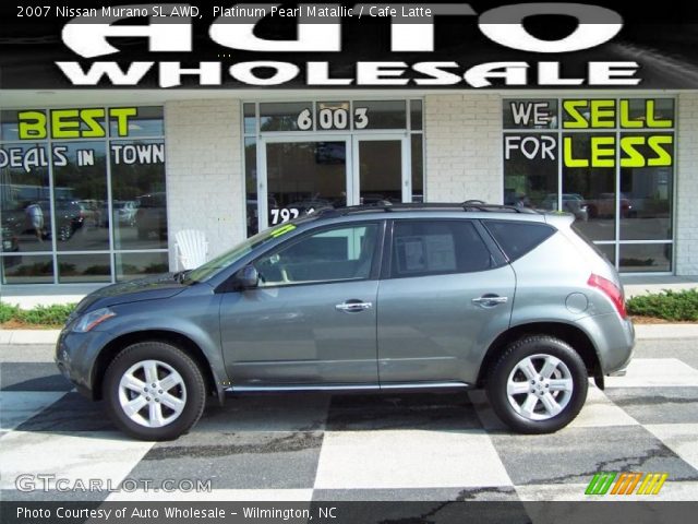 2007 Nissan Murano SL AWD in Platinum Pearl Matallic