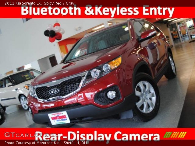 2011 Kia Sorento LX in Spicy Red