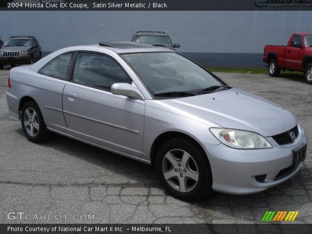 2004 Honda Civic EX Coupe in Satin Silver Metallic