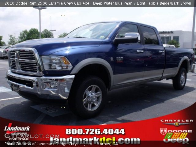 2010 Dodge Ram 2500 Laramie Crew Cab 4x4 in Deep Water Blue Pearl