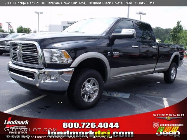 2010 Dodge Ram 2500 Laramie Crew Cab 4x4 in Brilliant Black Crystal Pearl