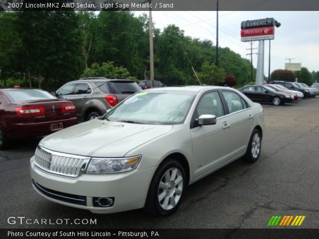 2007 Lincoln MKZ AWD Sedan in Light Sage Metallic