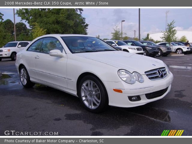 2008 Mercedes-Benz CLK 350 Coupe in Arctic White