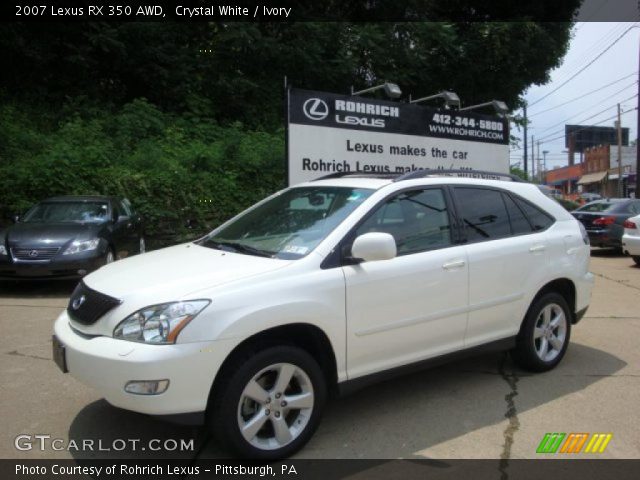 2007 Lexus RX 350 AWD in Crystal White