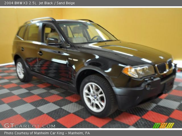 2004 BMW X3 2.5i in Jet Black