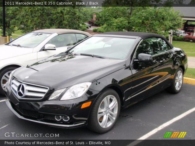 2011 Mercedes-Benz E 350 Cabriolet in Black