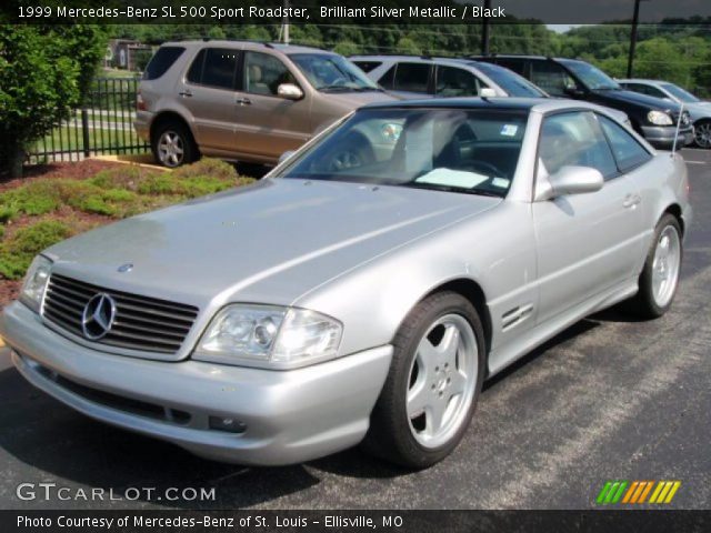 1999 Mercedes-Benz SL 500 Sport Roadster in Brilliant Silver Metallic