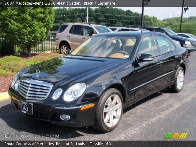 2007 Mercedes-Benz E 350 4Matic Sedan in Black