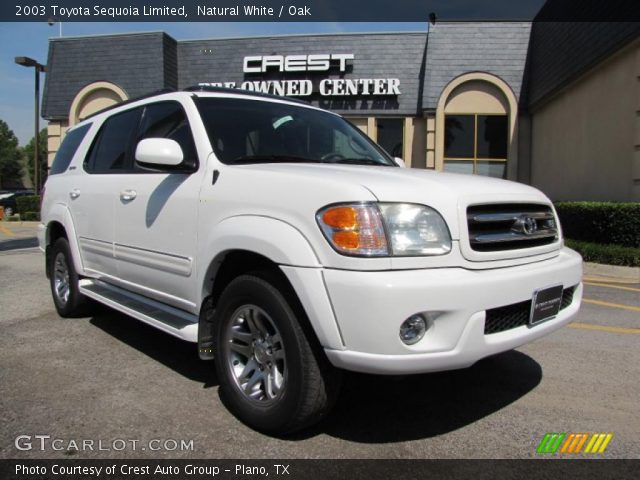 2003 Toyota Sequoia Limited in Natural White