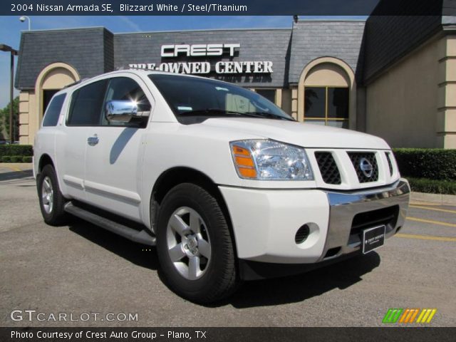 2004 Nissan Armada SE in Blizzard White