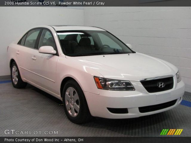 2008 Hyundai Sonata GLS V6 in Powder White Pearl