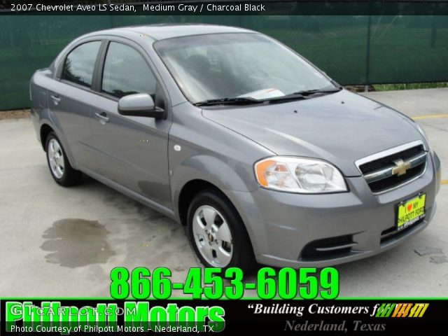 2007 Chevrolet Aveo LS Sedan in Medium Gray