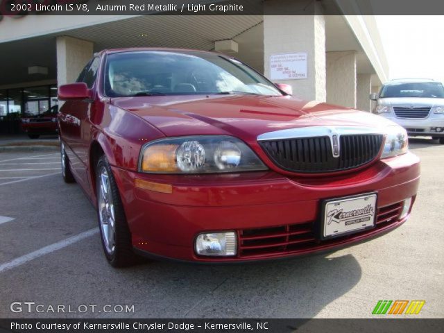 2002 Lincoln LS V8 in Autumn Red Metallic