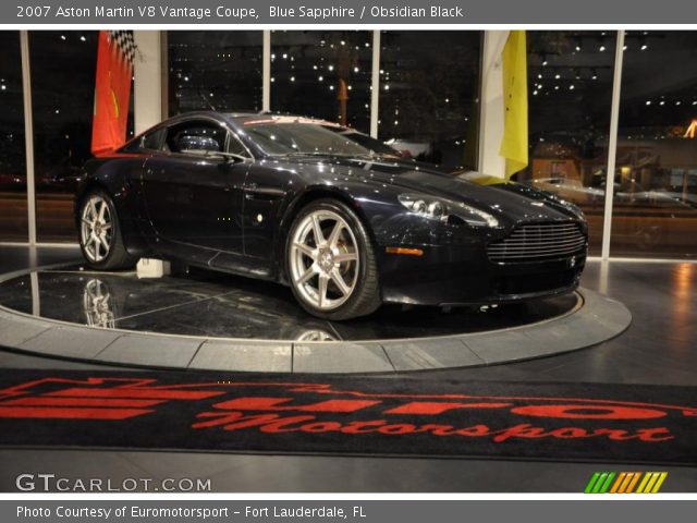 2007 Aston Martin V8 Vantage Coupe in Blue Sapphire
