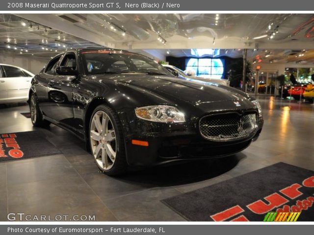 2008 Maserati Quattroporte Sport GT S in Nero (Black)