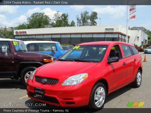 2004 Toyota Matrix  in Radiant Red