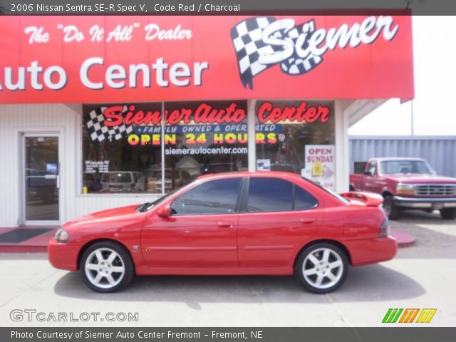 2006 Nissan Sentra SE-R Spec V in Code Red
