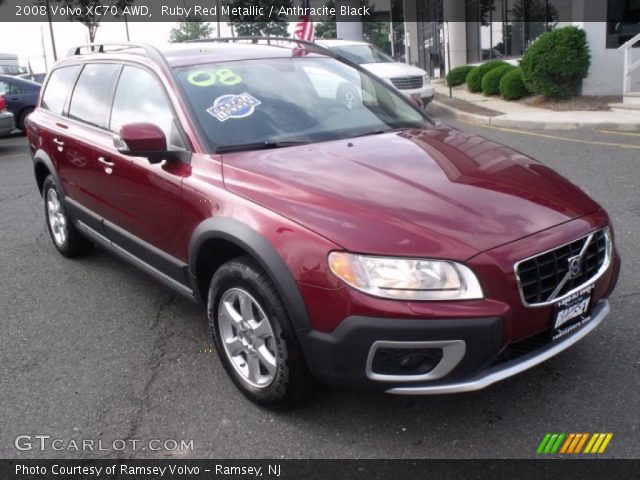2008 Volvo XC70 AWD in Ruby Red Metallic