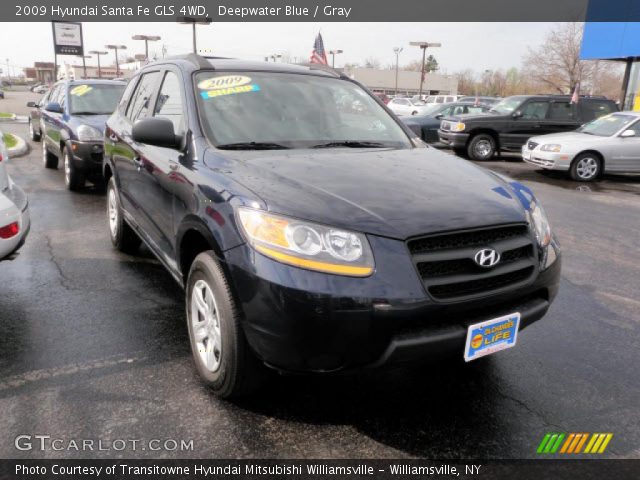 2009 Hyundai Santa Fe GLS 4WD in Deepwater Blue