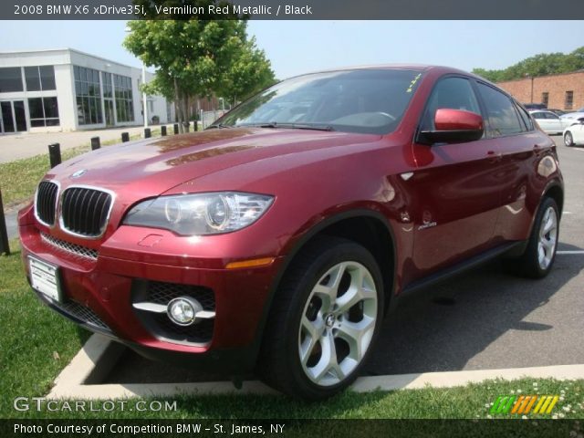 2008 BMW X6 xDrive35i in Vermilion Red Metallic