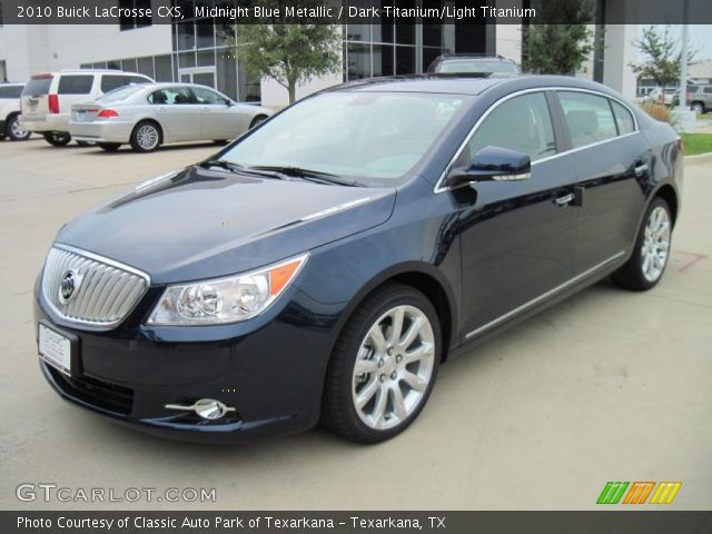 2010 Buick LaCrosse CXS in Midnight Blue Metallic