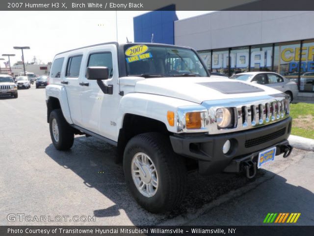 2007 Hummer H3 X in Birch White