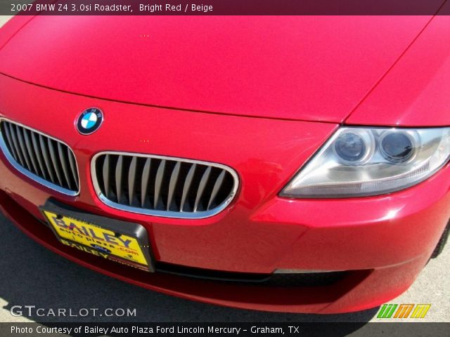 2007 BMW Z4 3.0si Roadster in Bright Red