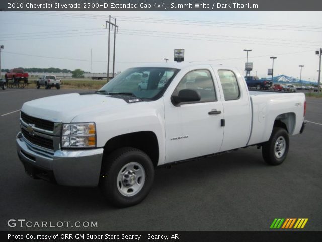 2010 Chevrolet Silverado 2500HD Extended Cab 4x4 in Summit White