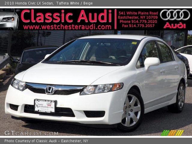 2010 Honda Civic LX Sedan in Taffeta White