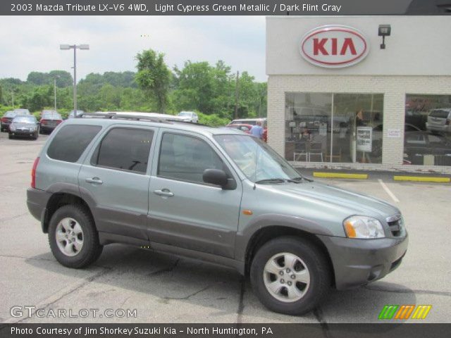 2003 Mazda Tribute LX-V6 4WD in Light Cypress Green Metallic