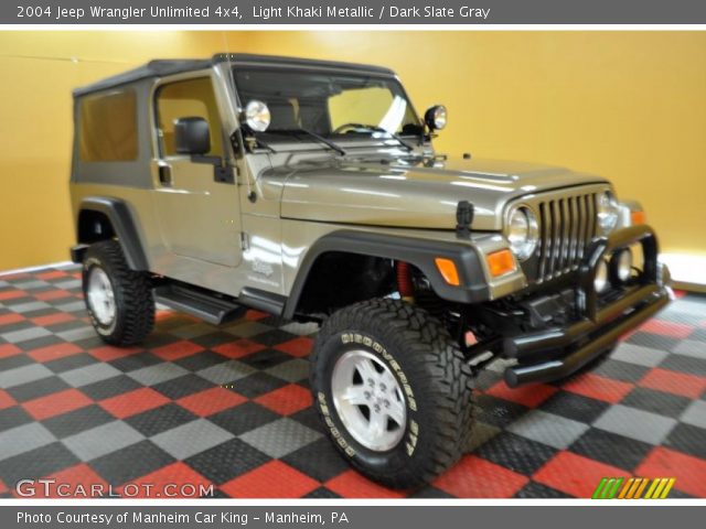2004 Jeep Wrangler Unlimited 4x4 in Light Khaki Metallic