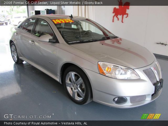 2008 Pontiac G6 GXP Sedan in Liquid Silver Metallic