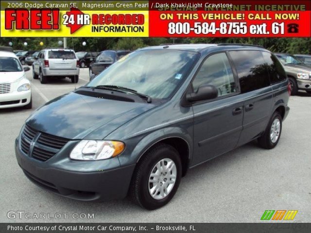 2006 Dodge Caravan SE in Magnesium Green Pearl