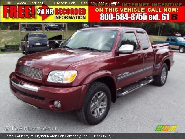 2006 Toyota Tundra SR5 TRD Access Cab in Salsa Red Pearl