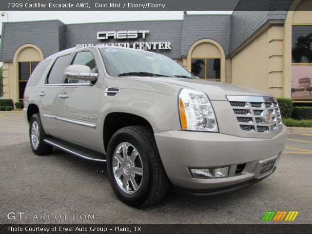 2009 Cadillac Escalade AWD in Gold Mist