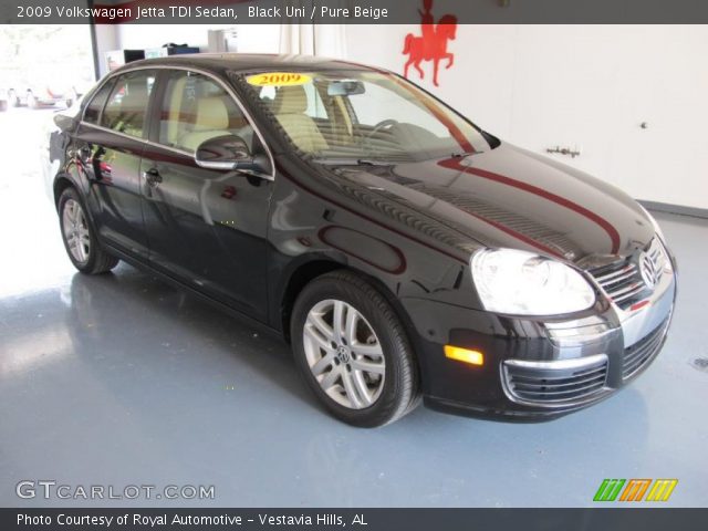 2009 Volkswagen Jetta TDI Sedan in Black Uni