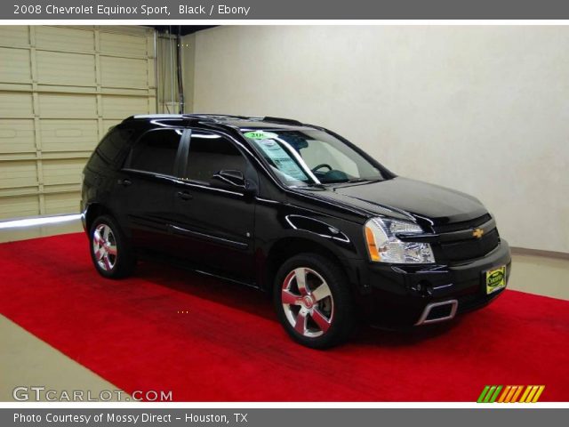 2008 Chevy Equinox on Black   2008 Chevrolet Equinox Sport   Ebony Interior   Gtcarlot Com