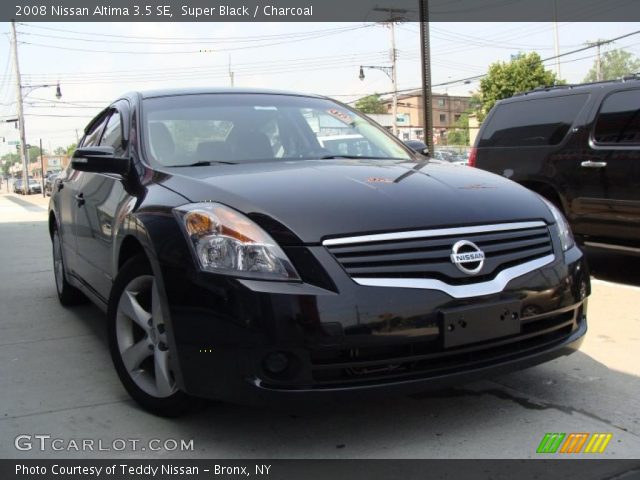 2008 Nissan Altima 3.5 SE in Super Black