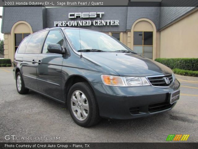2003 Honda Odyssey EX-L in Sage Brush Pearl