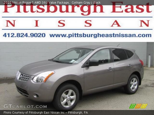 2010 Nissan Rogue S AWD 360 Value Package in Gotham Gray
