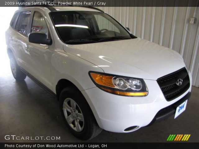 2009 Hyundai Santa Fe GLS in Powder White Pearl