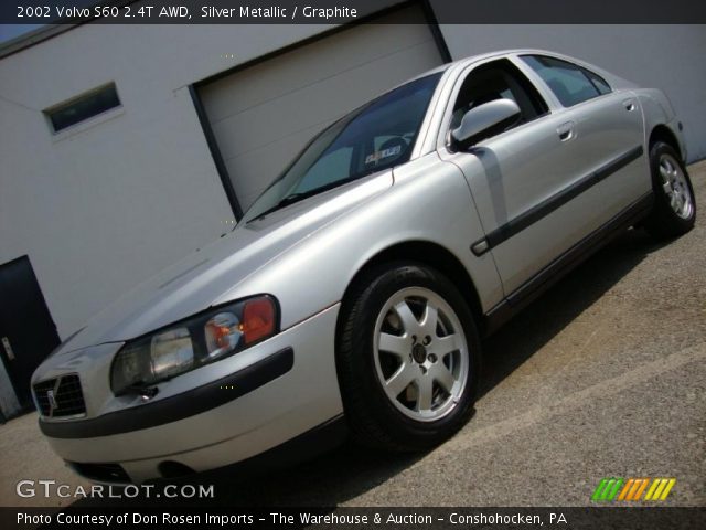 2002 Volvo S60 2.4T AWD in Silver Metallic