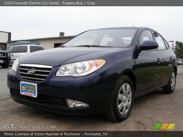 2009 Hyundai Elantra GLS Sedan in Regatta Blue